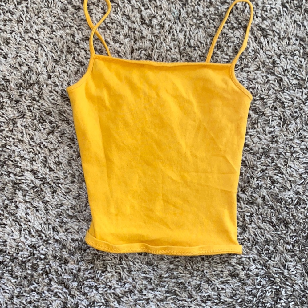 Yellow Crop Top or Tank Top